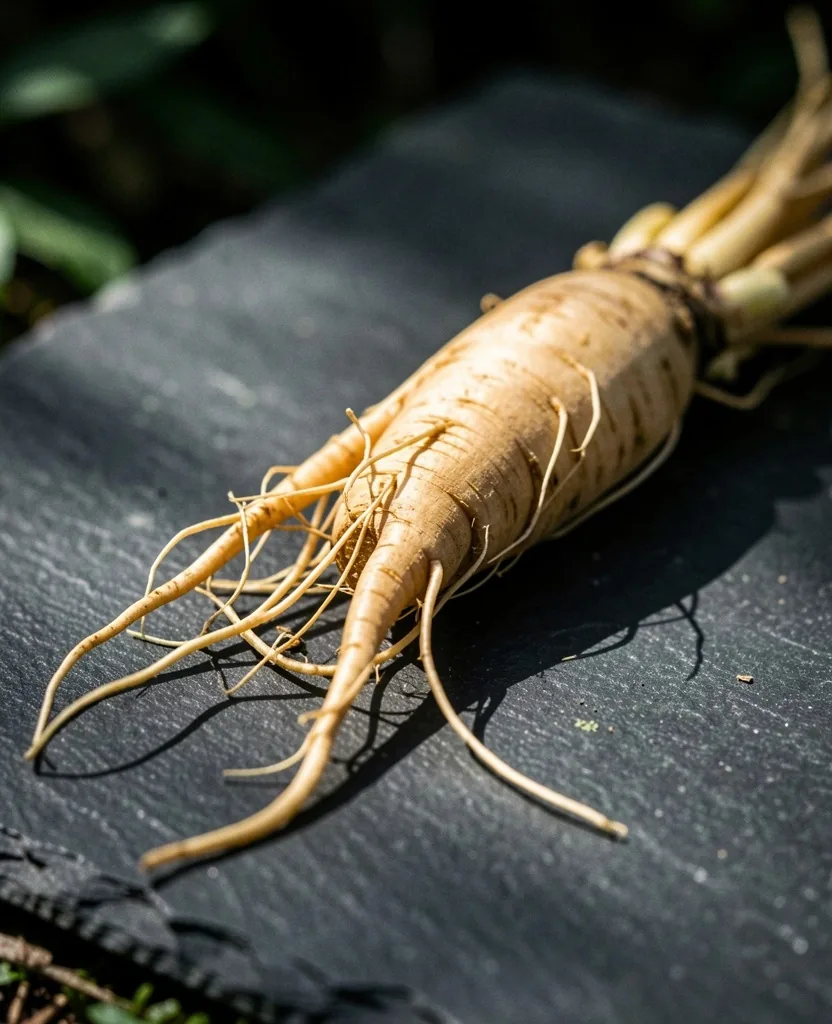 Ginseng Botanical Detail